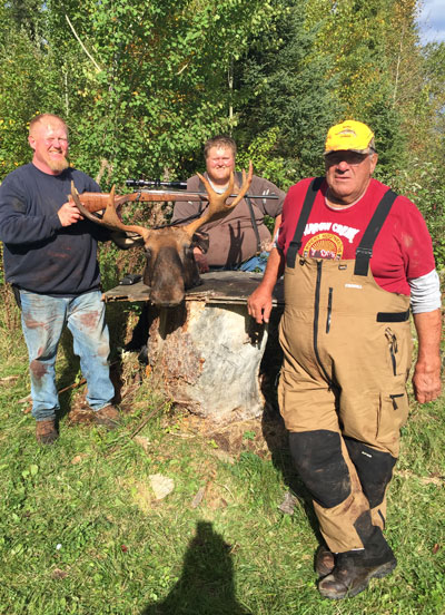 Canada Moose hunting outfitter, Canada Moose hunting guide, Ontario, OSullivan Lake Outfitters